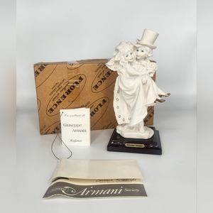 Giuseppe Armani Magical Memories Capodimonte Just Married Figure Box and Tags